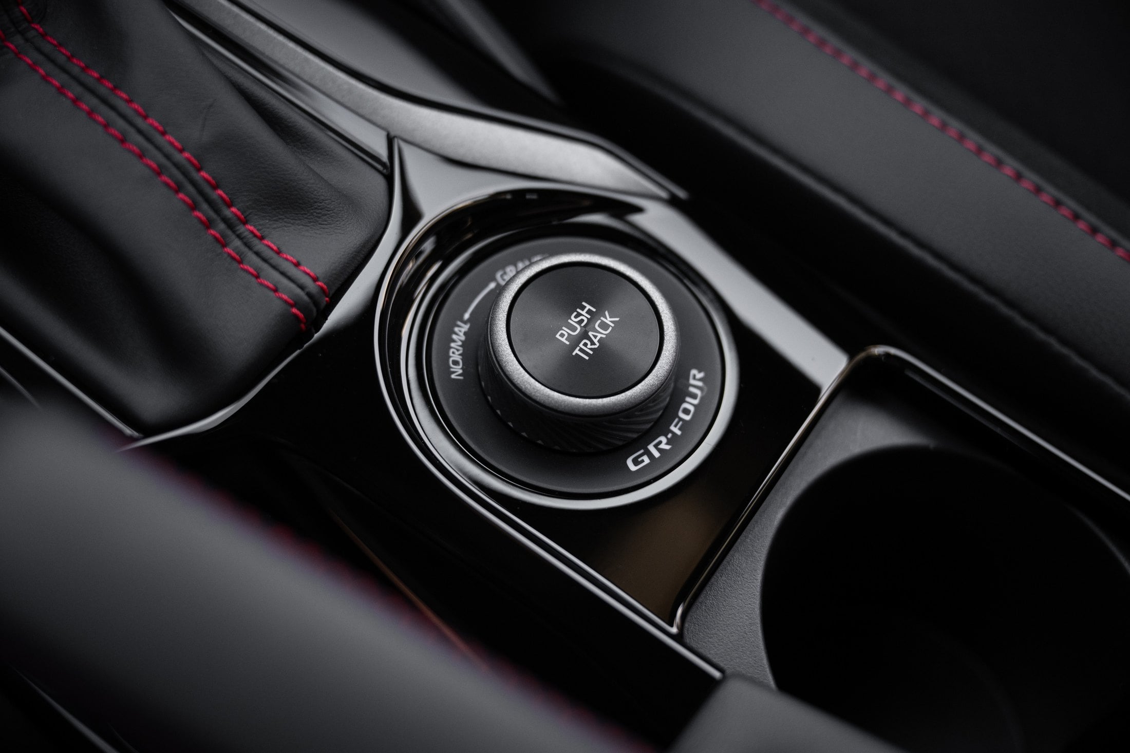 2026 Toyota GR Corolla GR-FOUR drive mode dial