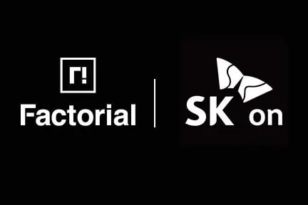Factorial and SK On official logo lockup