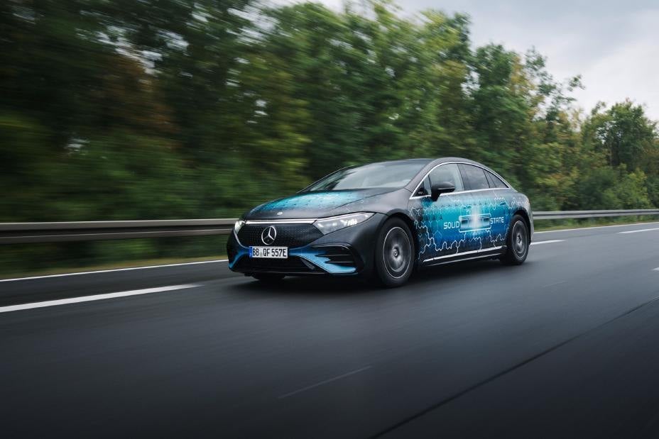 Mercedes Drove an EQS 1,205 km on Solid-State Cells