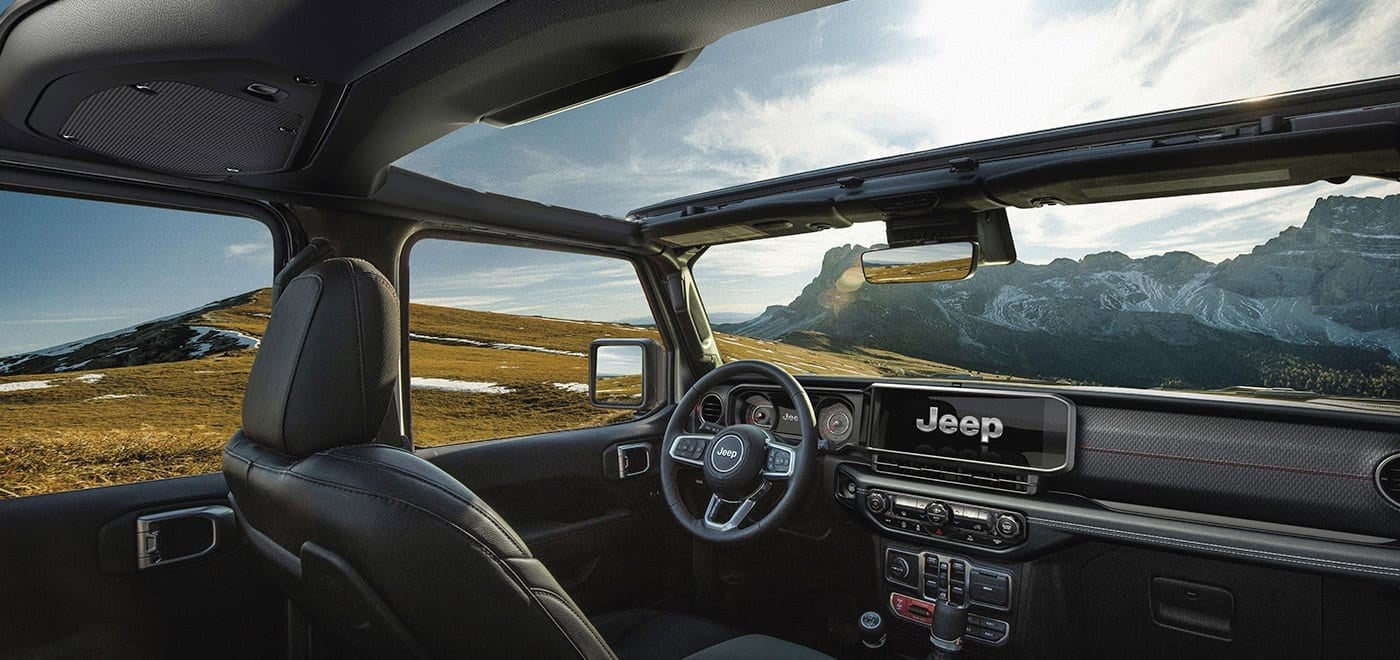 Official Jeep photo of a 2026 Wrangler exterior angle