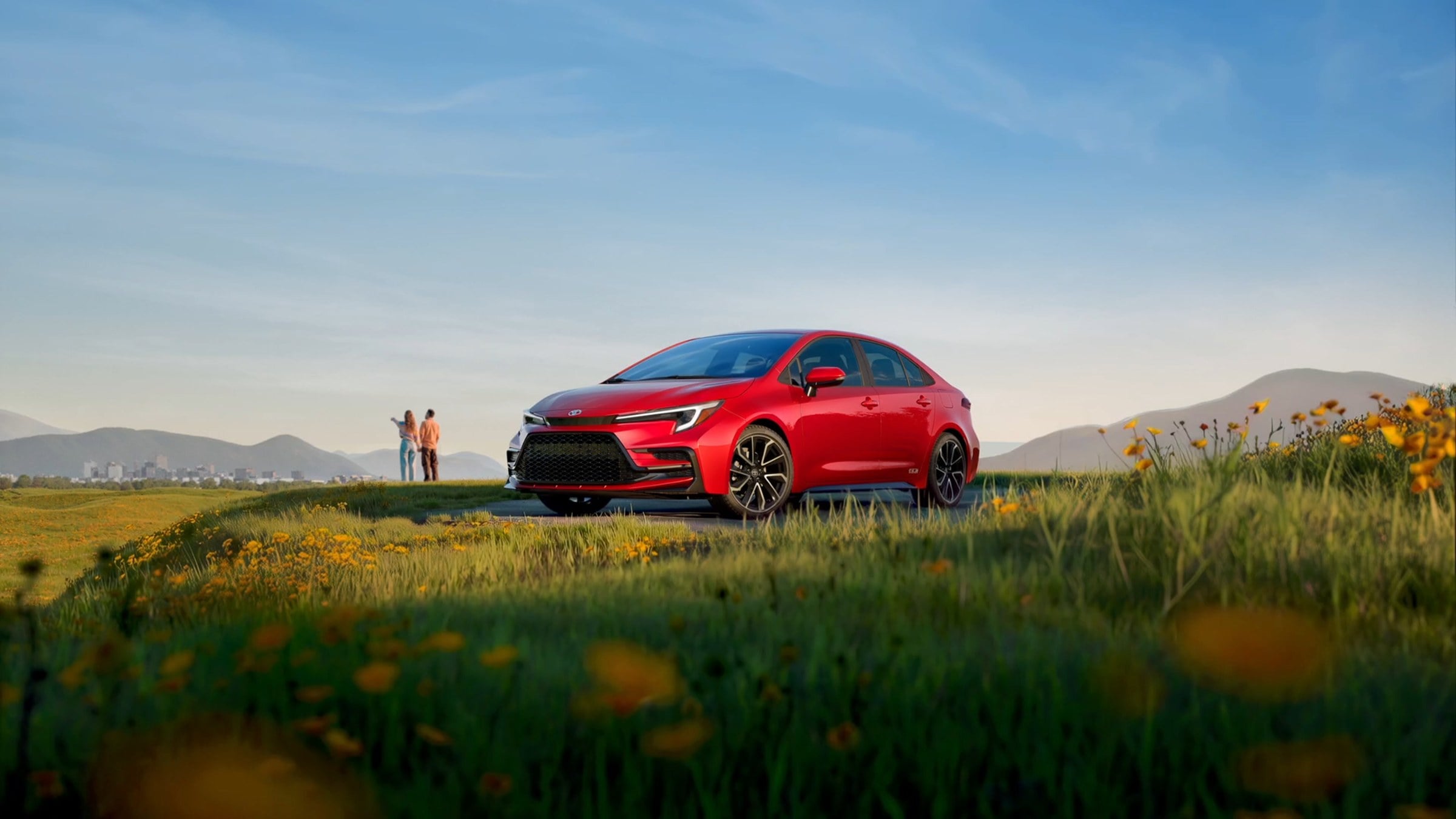 Official Toyota photo of 2027 Corolla sedan