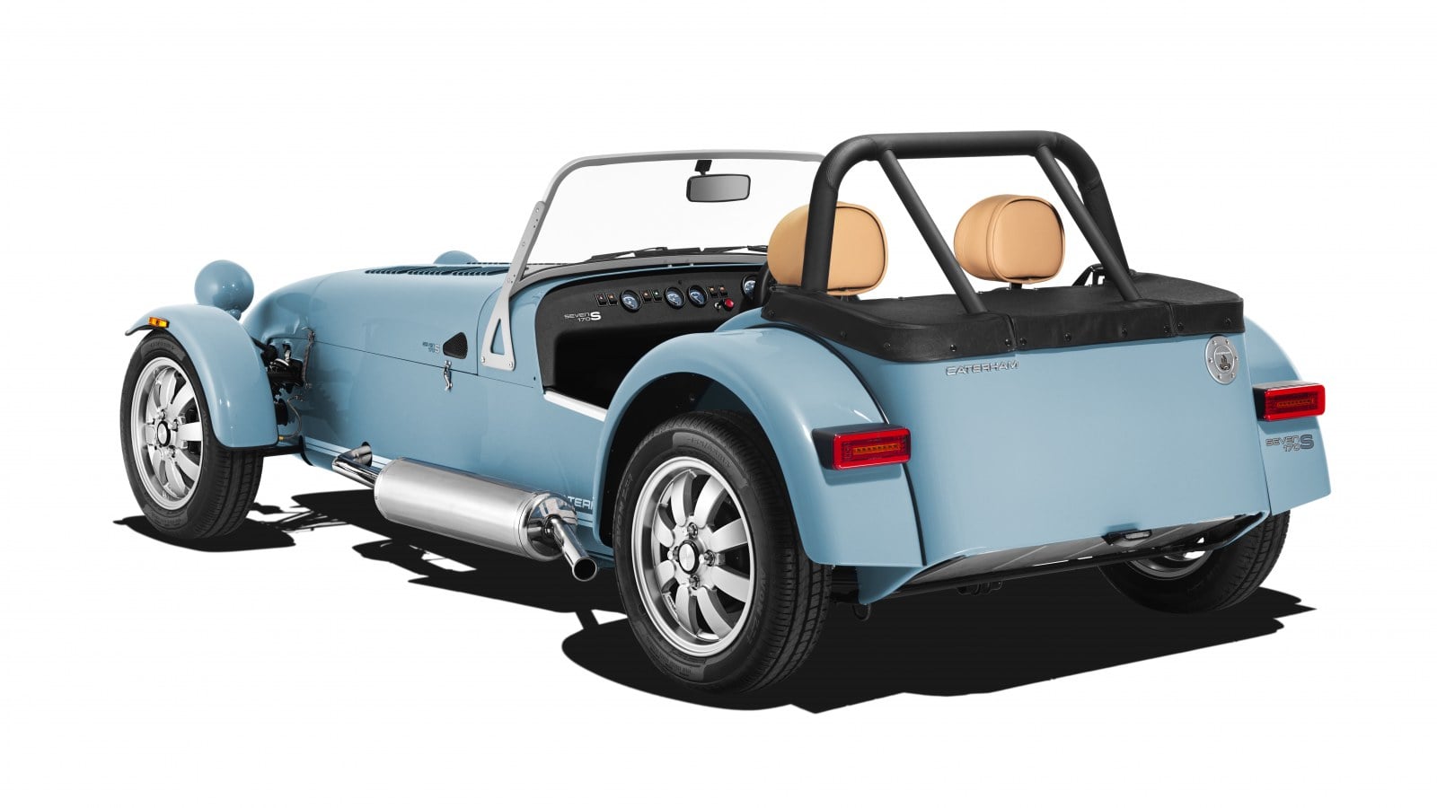 Caterham Seven 170S rear three-quarter view. Image courtesy of Caterham Cars.