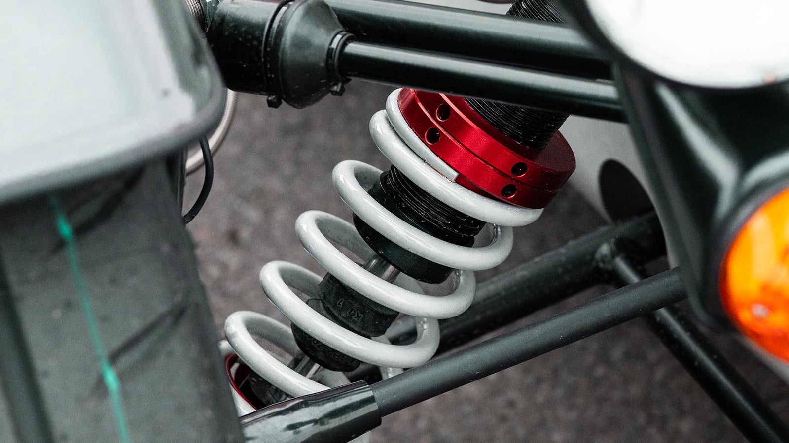 Bespoke Bilstein race suspension on the Caterham Seven Nürburgring Edition. Image courtesy of Caterham Cars.
