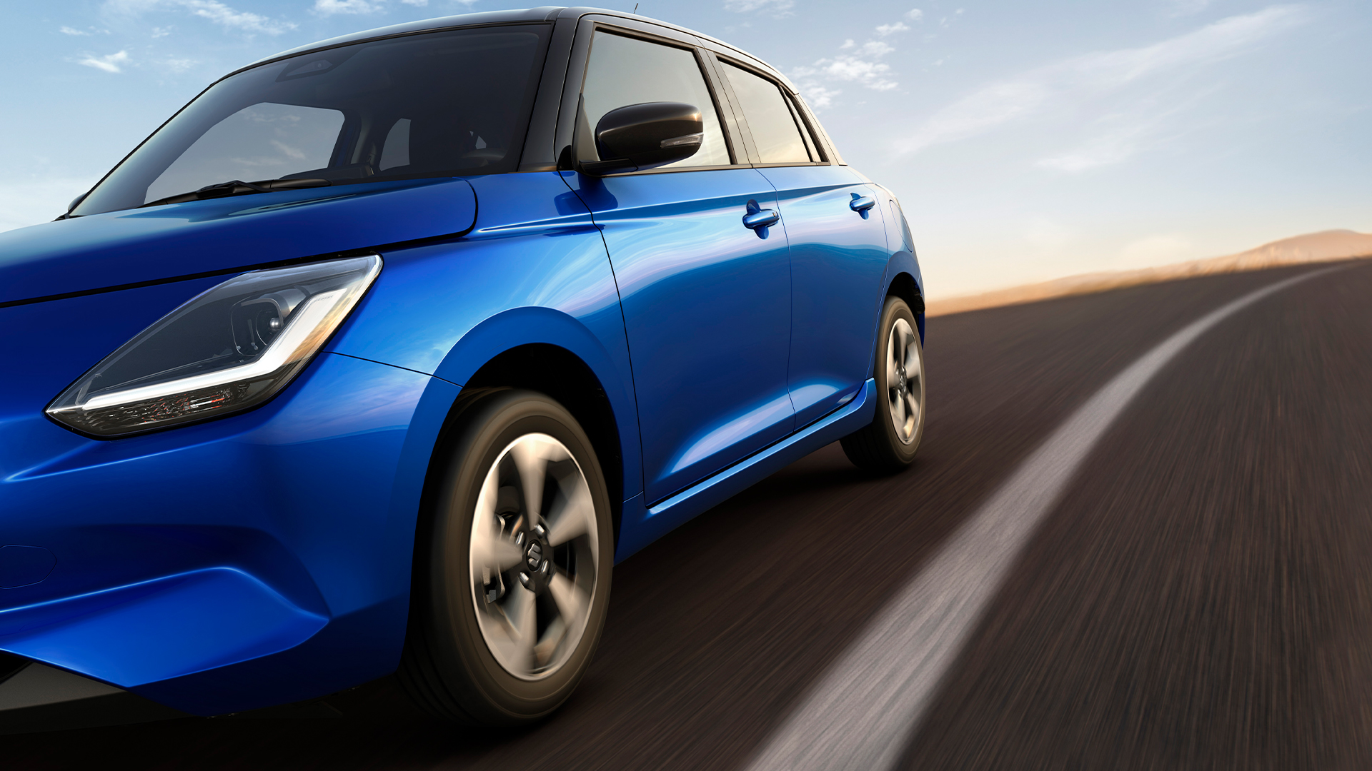 Suzuki Swift with ALLGRIP Auto four-wheel drive. Image courtesy of Suzuki GB.